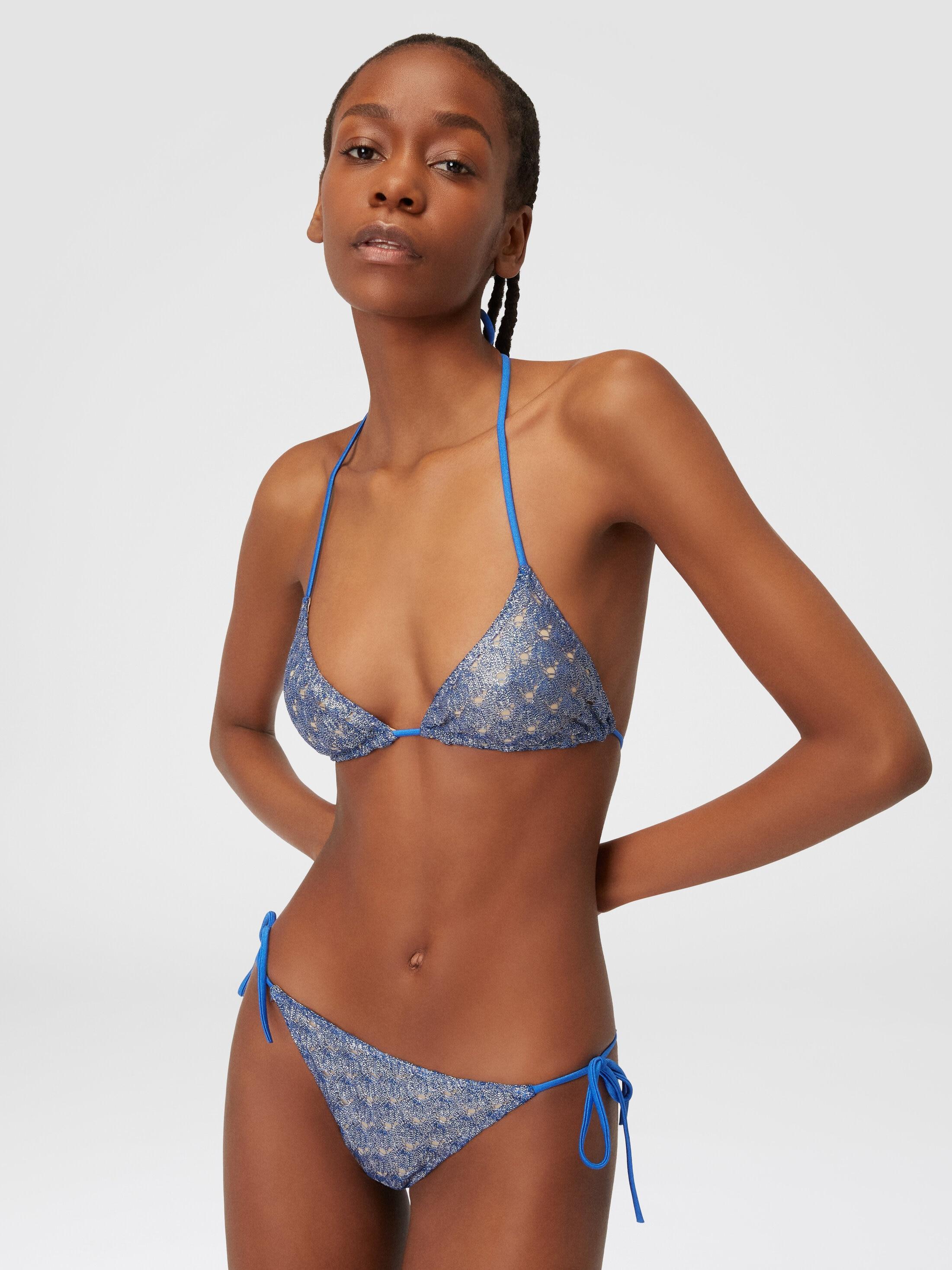 Lace-effect bikini with lining Product Image