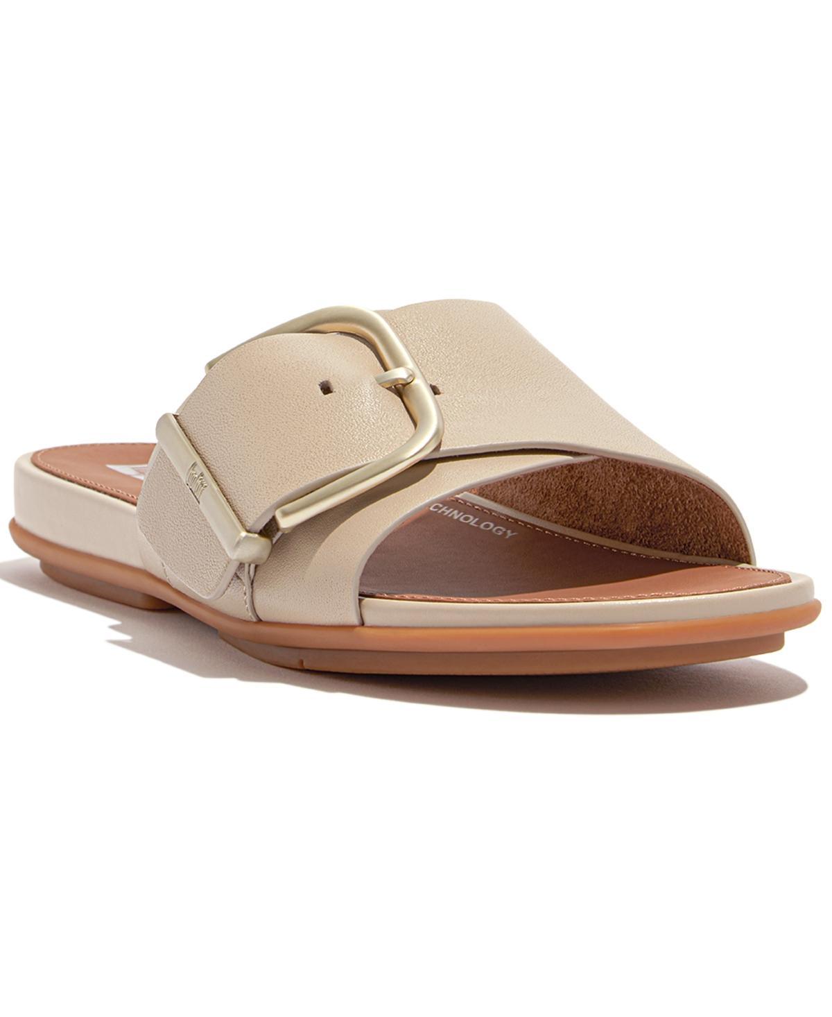 FitFlop Womens Gracie Maxi-Buckle Slide Sandals Product Image