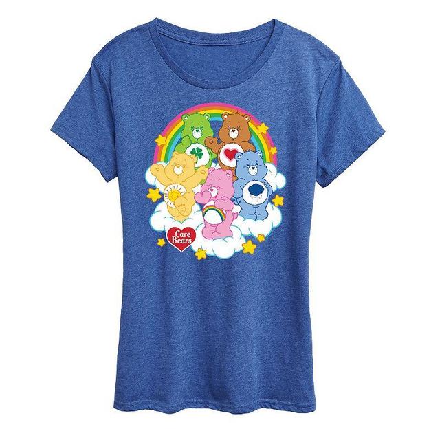 Womens Care Bears Group On Clouds Graphic Tee, Girls Product Image