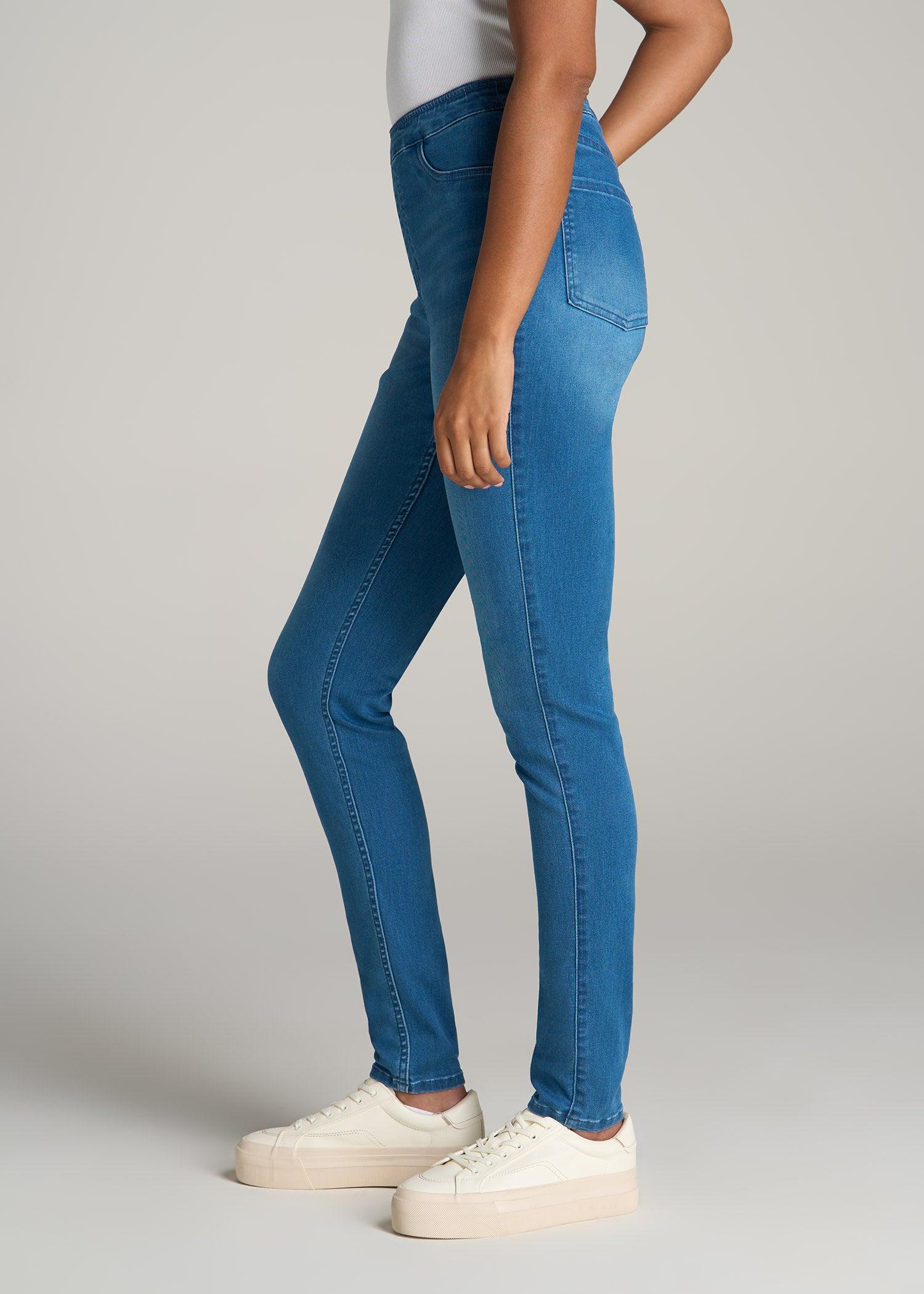 Women's Tall Jeggings in Classic Mid Blue Female Product Image