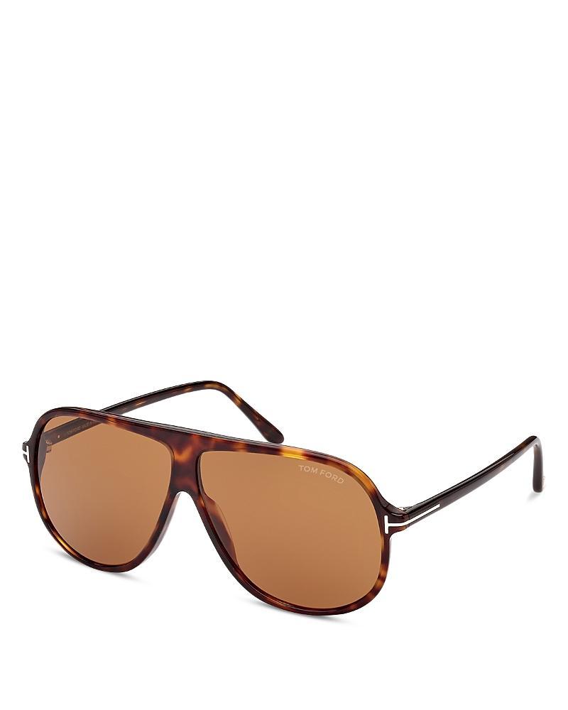 FERRAGAMO Gancini Evolution 61mm Aviator Sunglasses Product Image