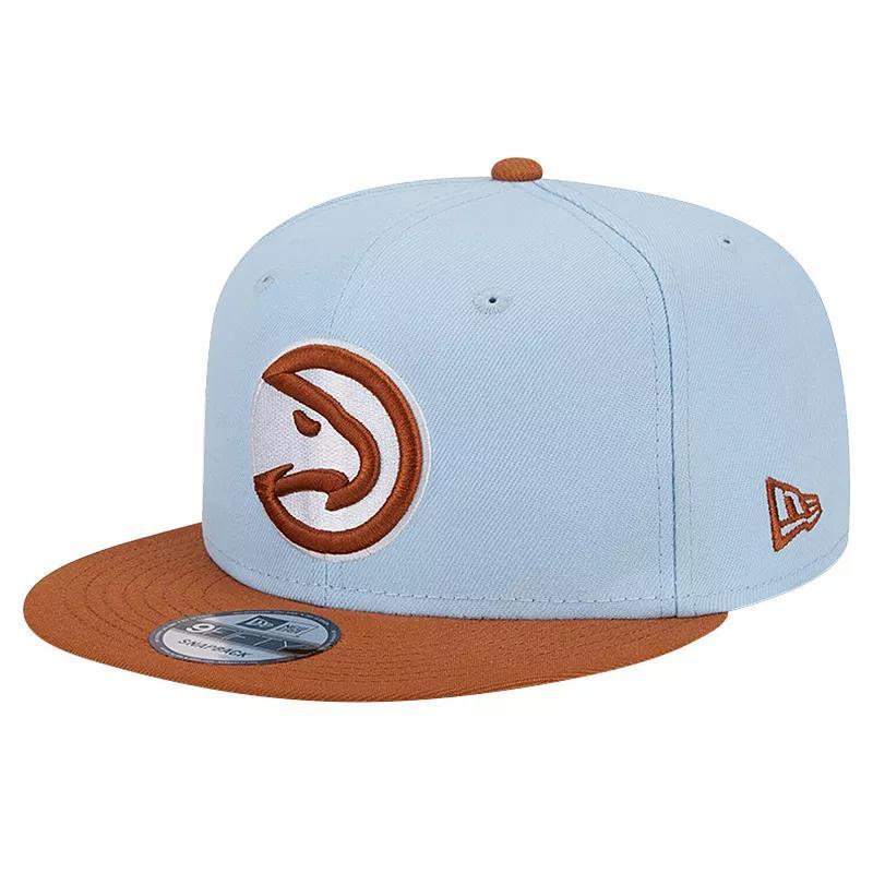 Mens New Era /Brown Atlanta Hawks 2-Tone Color Pack 9FIFTY Snapback Hat Product Image