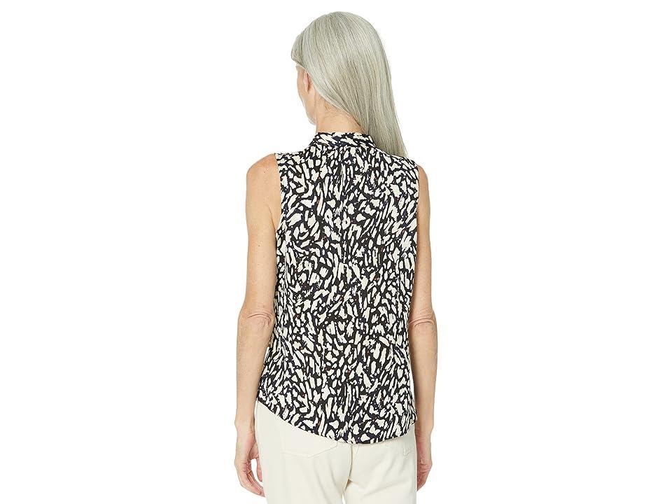 NIC+ZOE Textured Night Tank (Black Multi) Women's Clothing Product Image