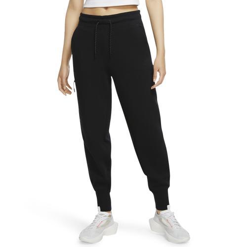 Nike Womens Nike Plus Tech Fleece Pants - Womens Black/Black Product Image