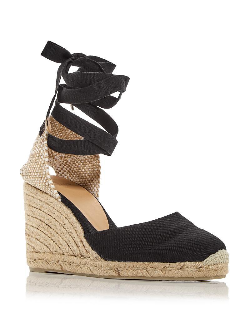 Castaner Womens Carina Ankle Tie Espadrille Wedge Sandals product image