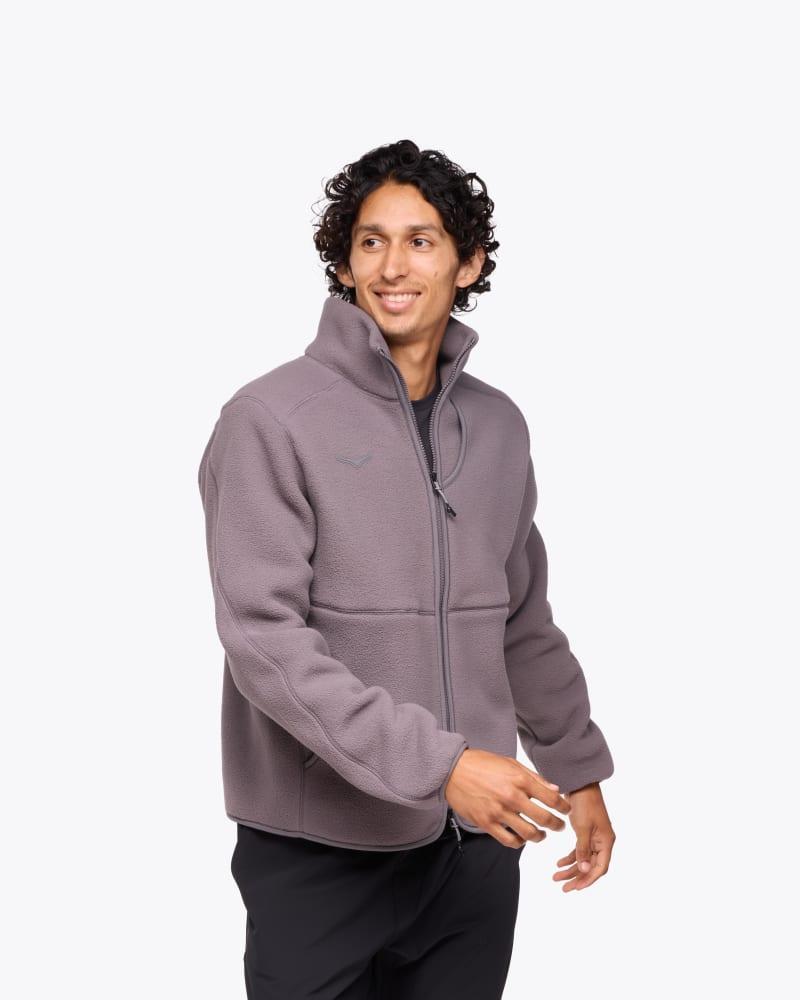 HOKA Mens Ridgetop Full Zip Fleece in Galaxy, Size Large product image