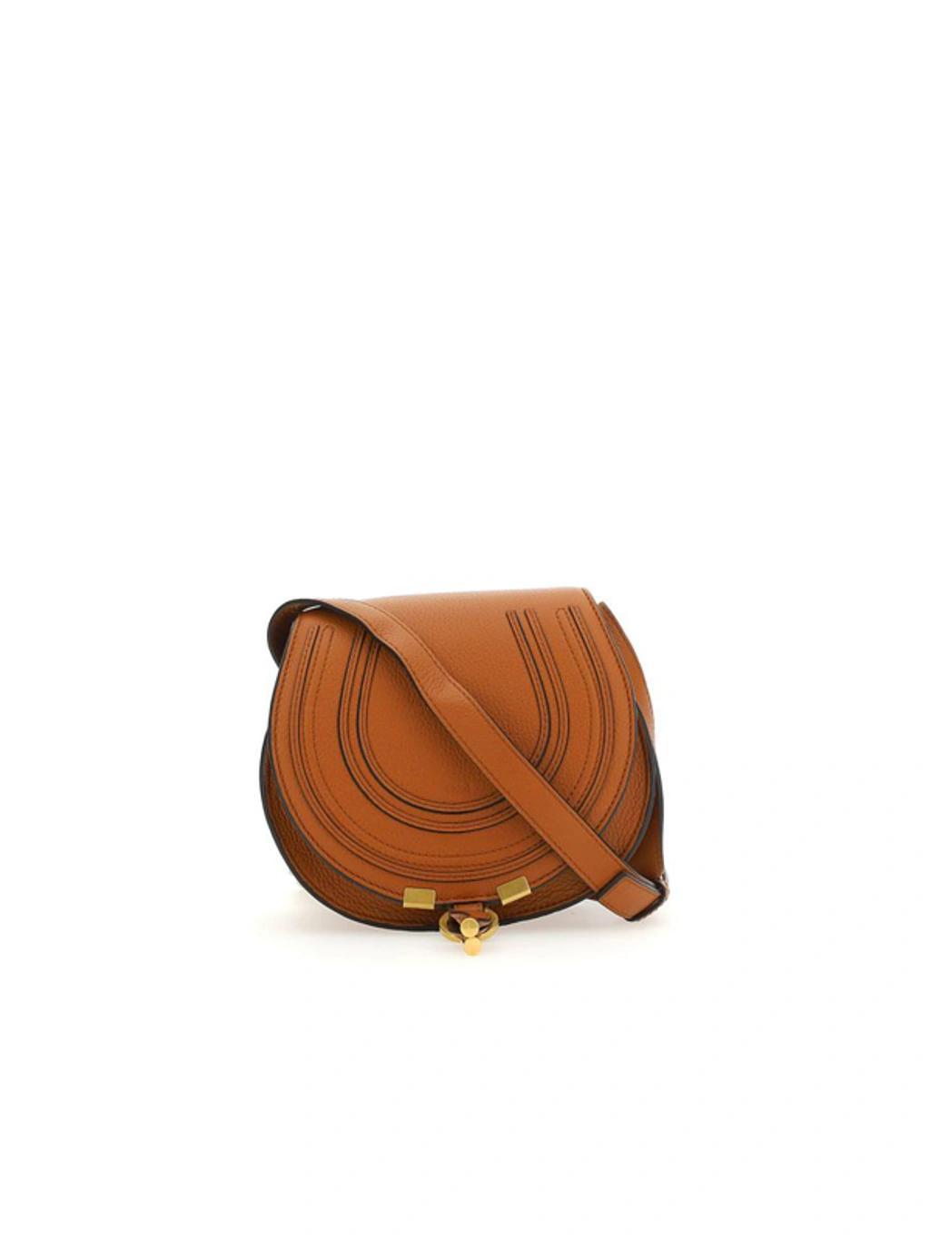 Womens Tan Marcie Leather Cross-body Bag Product Image