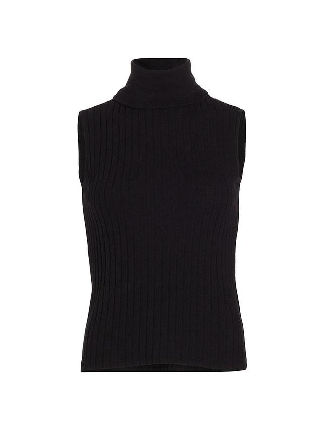 LAGENCE Ceci Top In Black Product Image