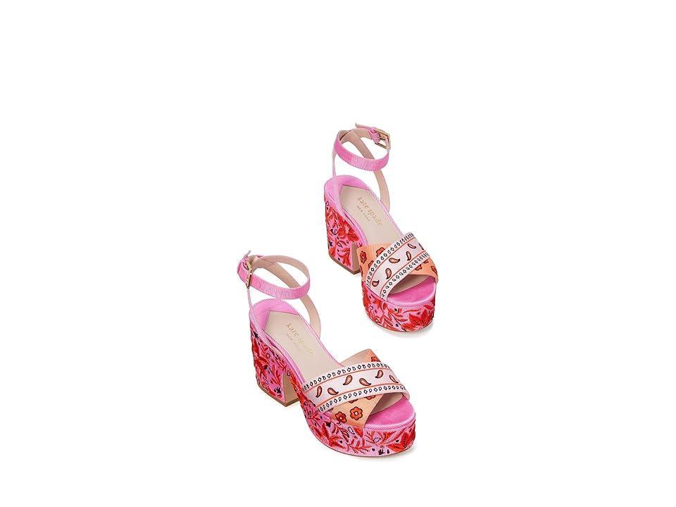 Womens Rio Bandana Patchwork Platform Sandals Product Image