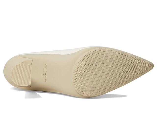 Cole Haan Grand Ambition York Pump 85 mm (Ivory Leather) Women's Shoes Product Image