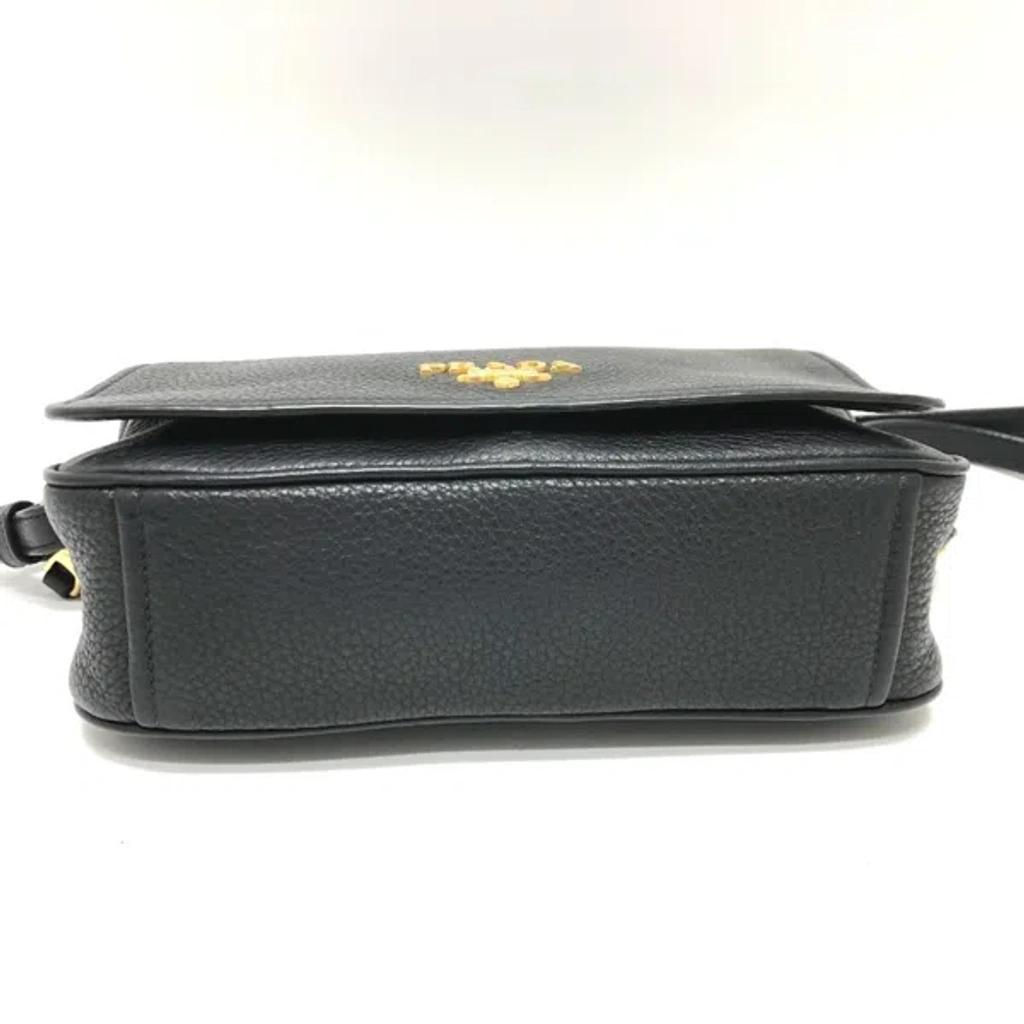 Saffiano Black Leather Shoulder Bag () Product Image