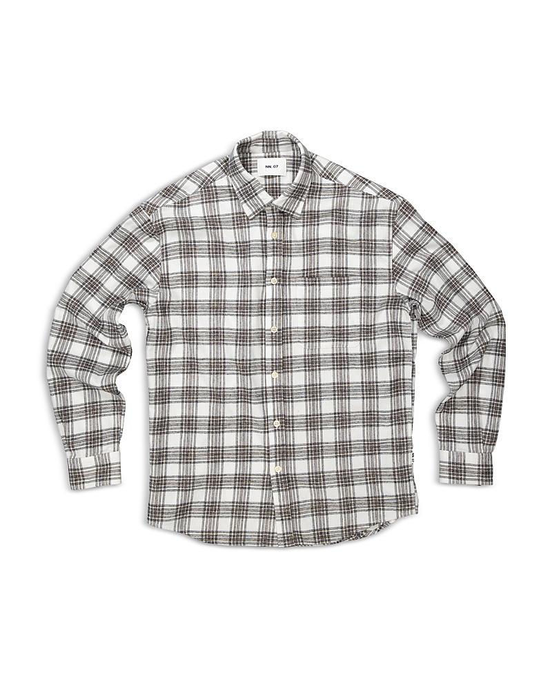 NN07 Deon 5465 Cotton Relaxed Fit Button Down Shirt Product Image