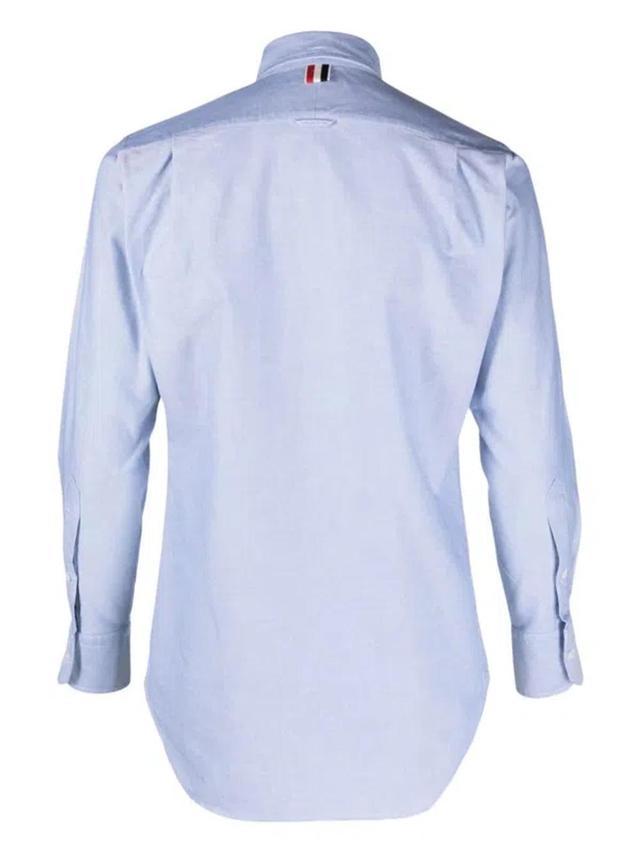 Classic Cotton Shirt In Light Blue Product Image