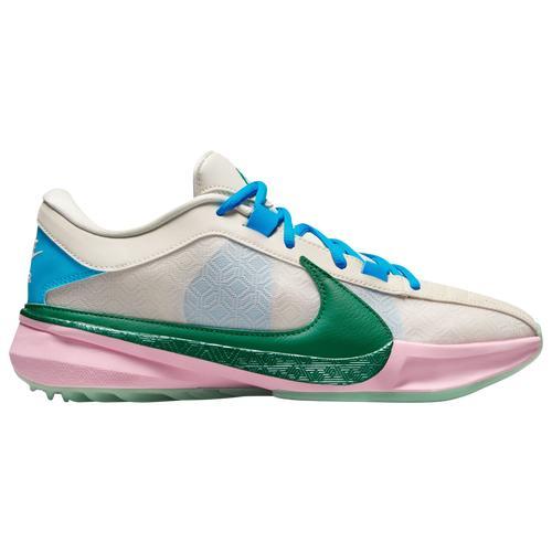 Nike Mens Nike Zoom Freak 5 - Mens Basketball Shoes Light Orewood/Medium Soft Pink/Blue Lightning Product Image