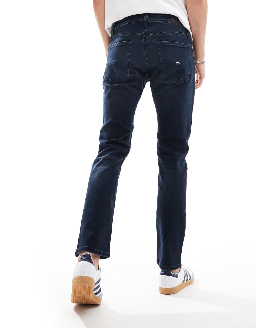 Tommy Jeans scanton slim jeans in dark denim wash Product Image