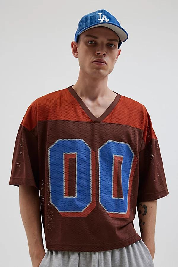 Urban Outfitters UO Mesh Football Jersey Tee Mens at Urban Outfitters Product Image