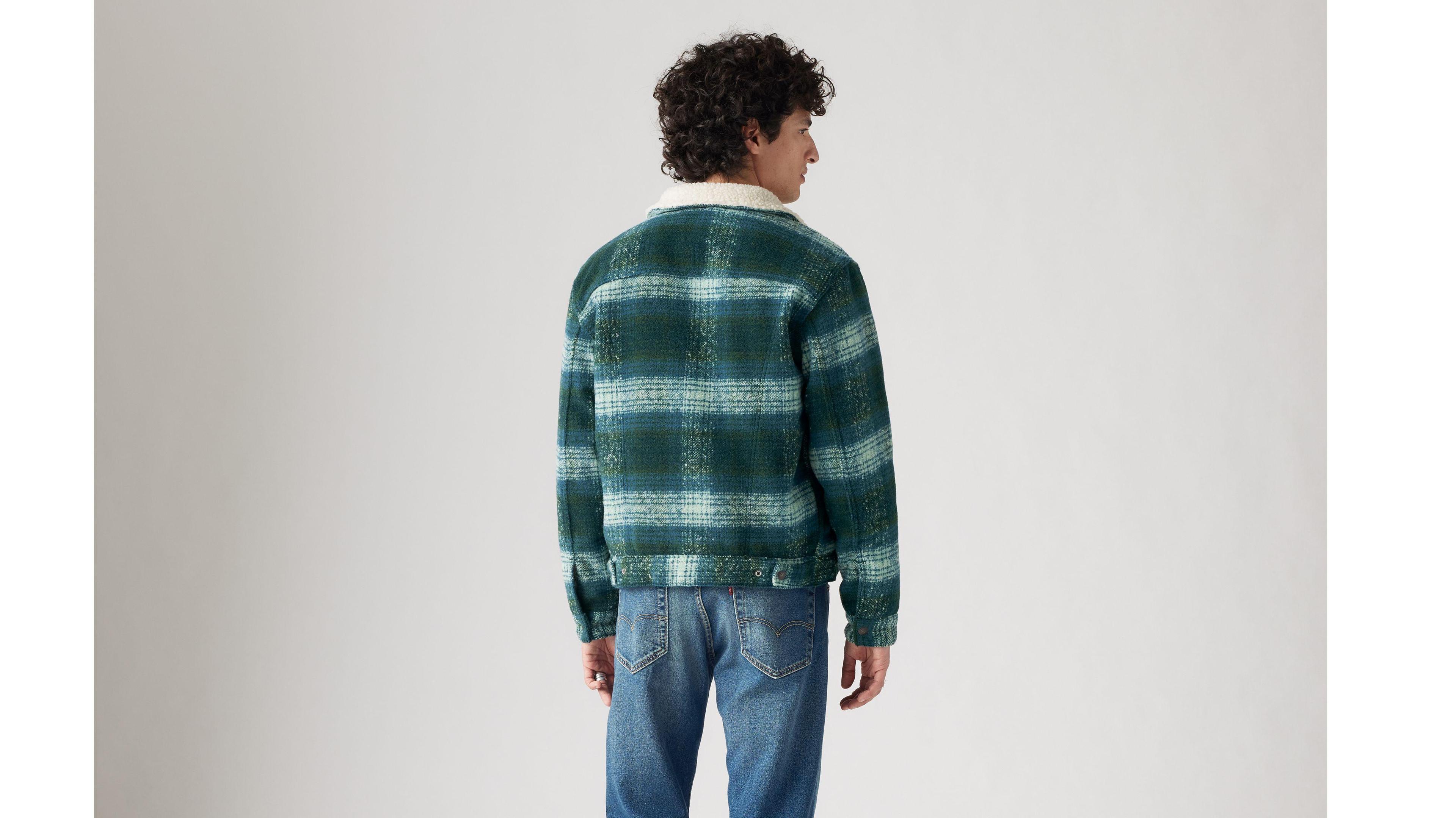 Plaid Type III Sherpa Trucker Jacket Product Image