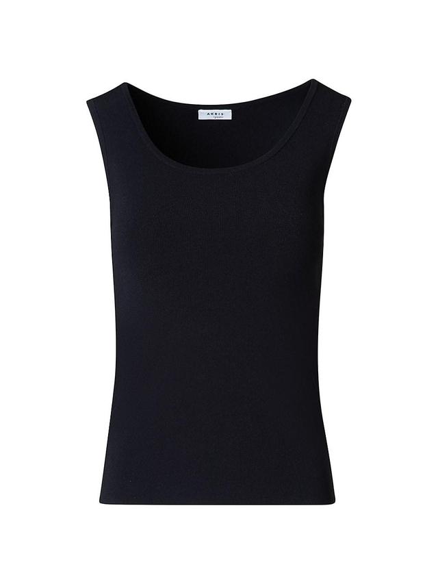 Womens Stretch Scoopneck Knit Top Product Image