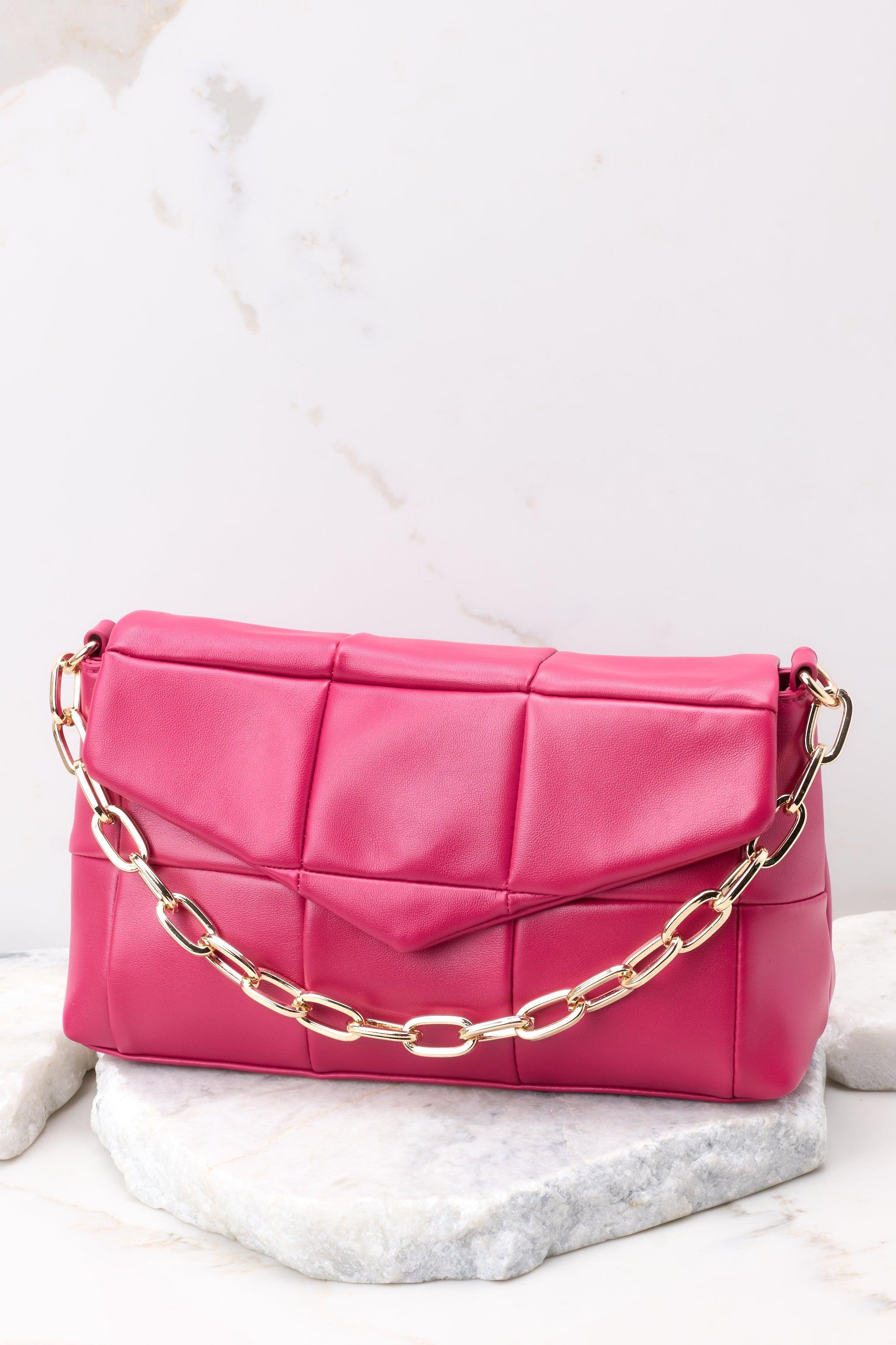 Captivatingly Chic Fuchsia Pink Bag Product Image