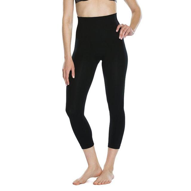 RED HOT by SPANX Shaping Capri Leggings - 2244, Womens Black Product Image