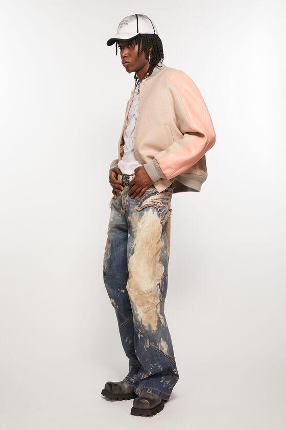 Loose fit denim trousers Product Image