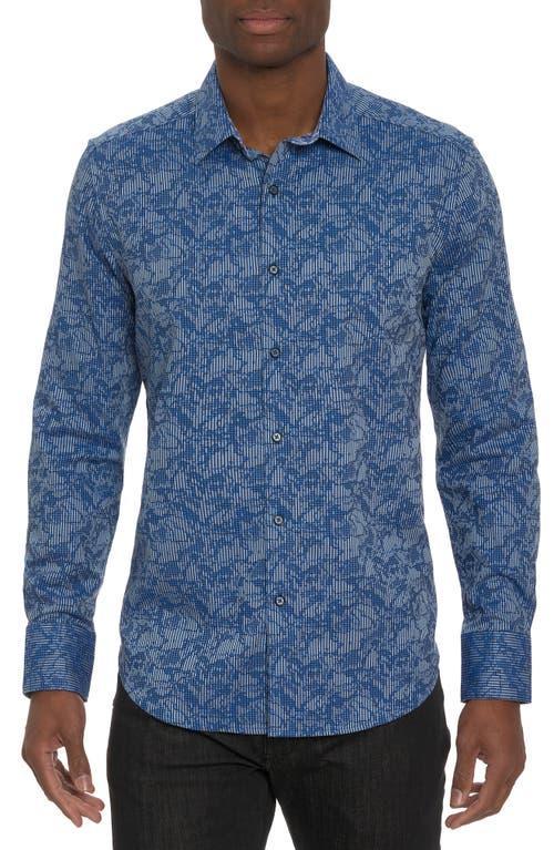 Robert Graham Mens Electric Slide Button Down Shirt - Blue Product Image