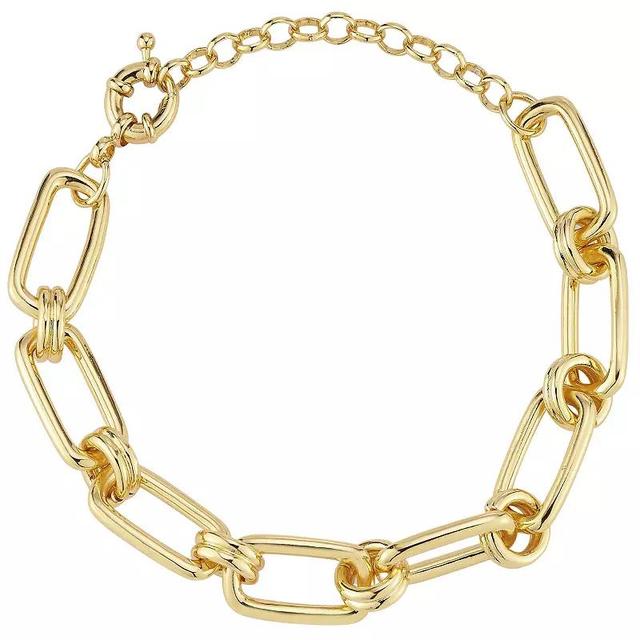 WINX 18k Gold Plated Link Bracelet, Womens Gold Tone Product Image