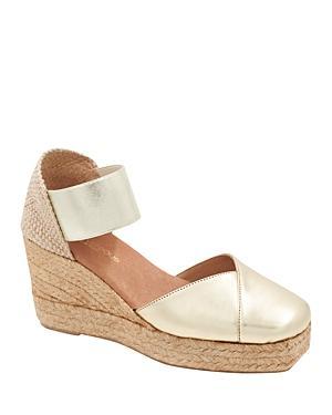 Andre Assous Womens Pedra Ankle Strap Espadrille Platform Wedge Pumps Product Image