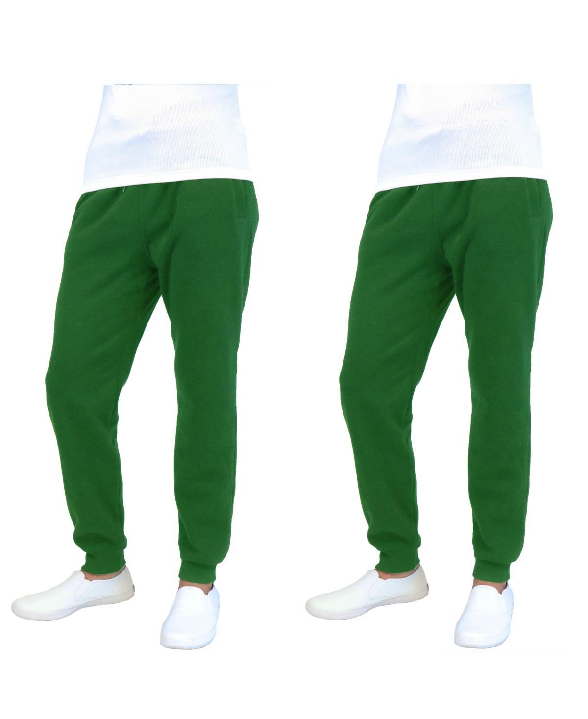 Galaxy By Harvic Mens 2-Packs Slim-Fit Fleece Jogger Sweatpants Product Image