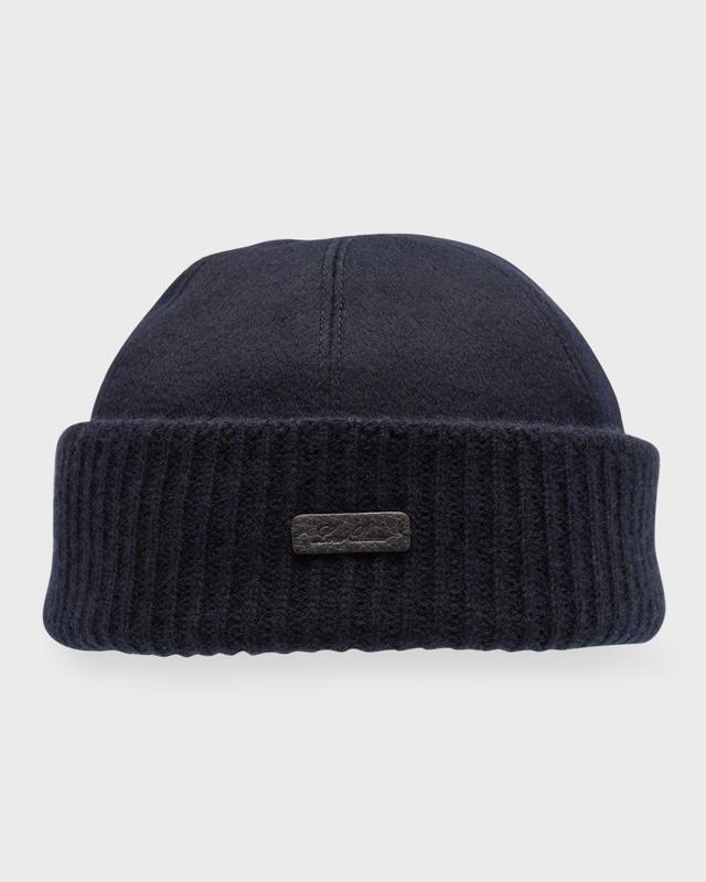 Mens Logo Cashmere Beanie Product Image