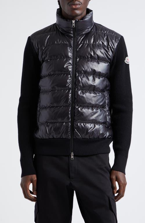 Moncler Mixed Media Zip Cardigan Product Image