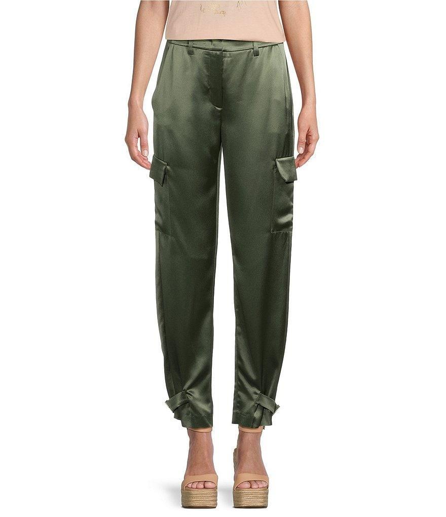 Guess Marzia Mid Rise Satin Jogger Pants product image