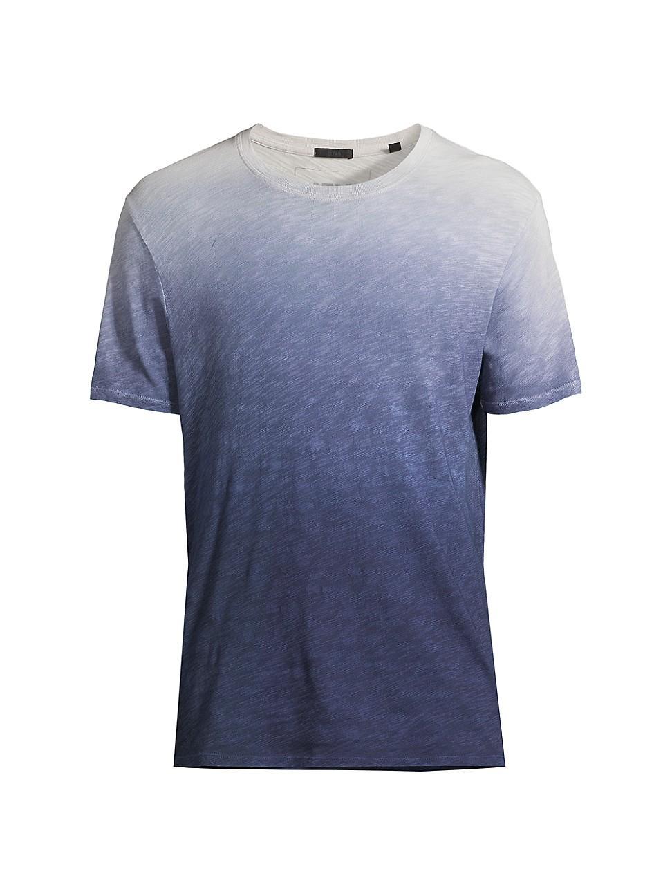 Mens Ombr Cotton Crewneck T-Shirt Product Image