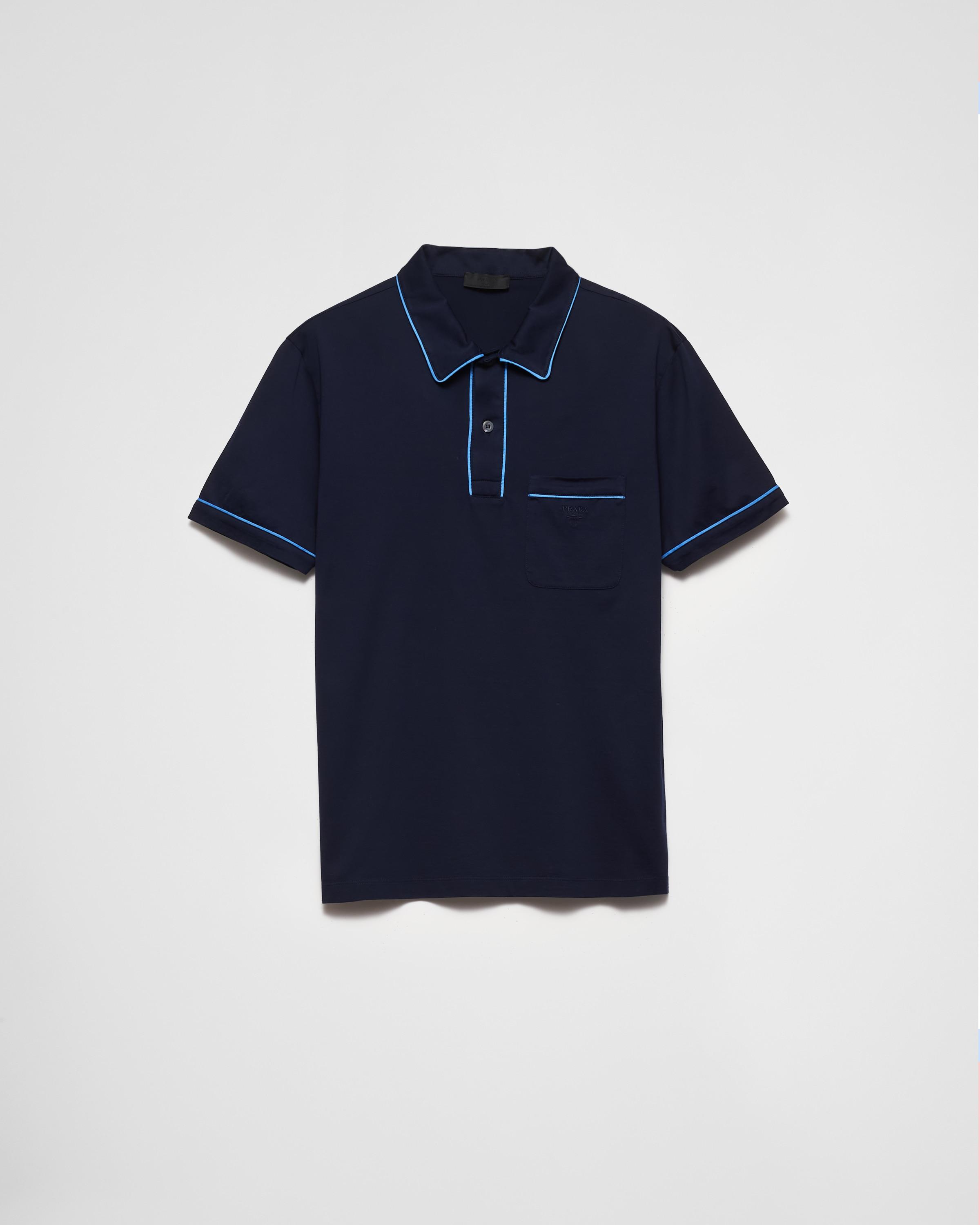 Cotton polo shirt Product Image