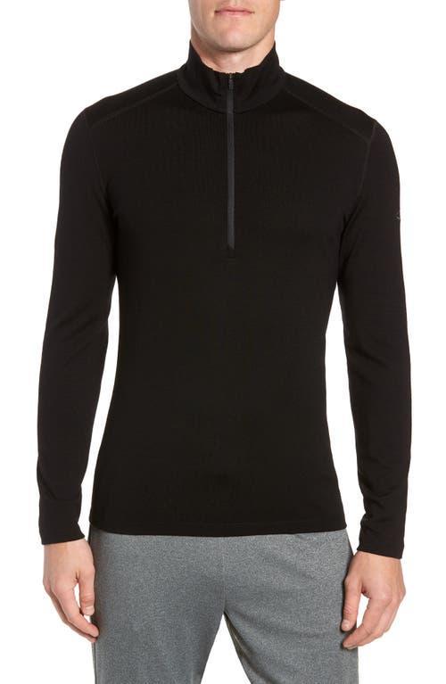 Icebreaker 260 Tech Merino Wool Half Zip Base Layer Top Product Image