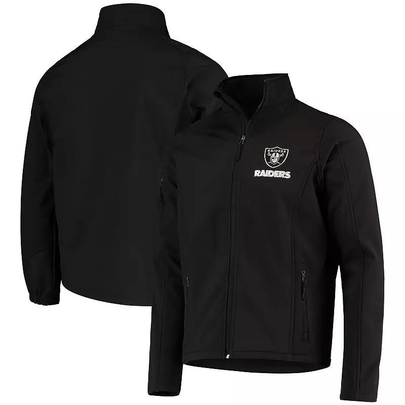 Mens Dunbrooke Black Las Vegas Raiders Sonoma Softshell Full-Zip Jacket Product Image