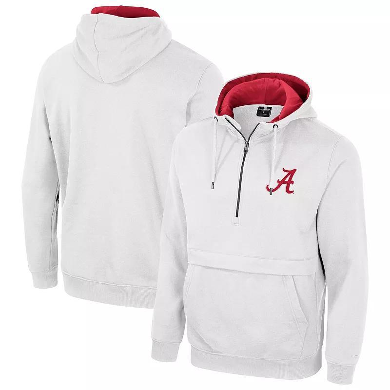 Mens Colosseum Alabama Crimson Tide Half-Zip Hoodie Product Image