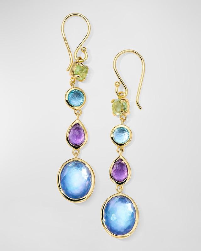 Womens Rock Candy 18K Gold & Multi-Stone Alpine Four-Stone Drop Earrings Product Image