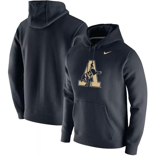 Mens Nike Black Army Black Knights Vintage School Logo Pullover Hoodie Product Image