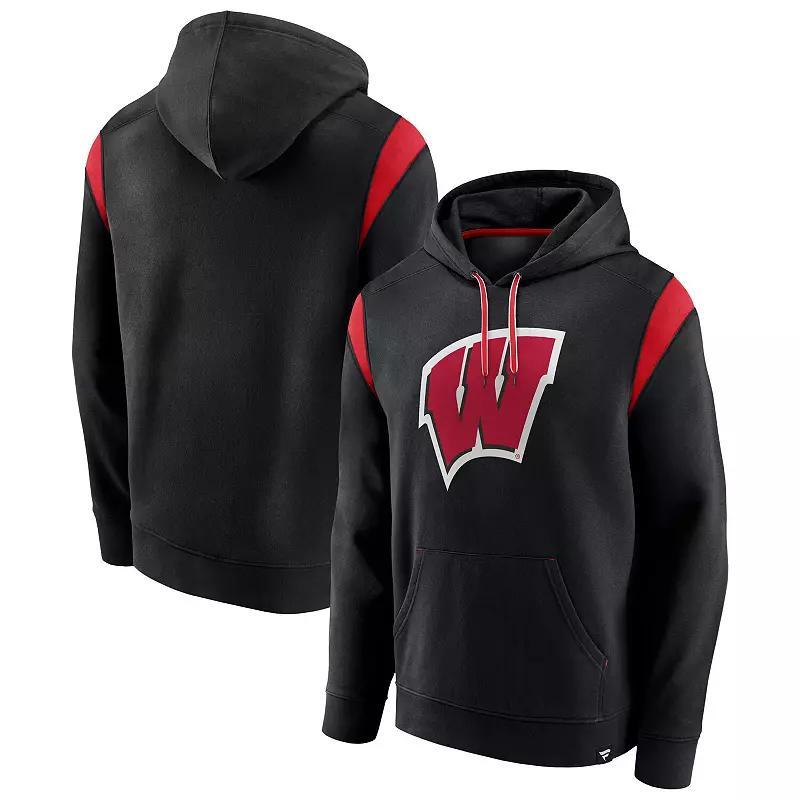 Mens Fanatics Branded Wisconsin Badgers Gym Rat Pullover Hoodie Product Image