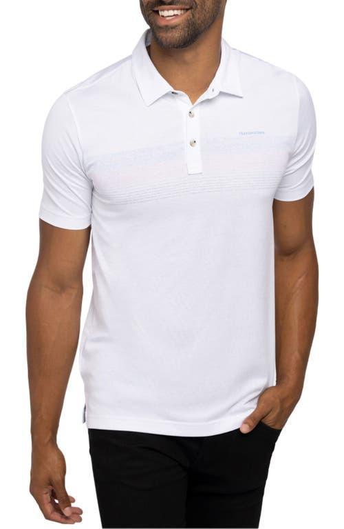 TravisMathew Gulf Side Stripe Polo Product Image