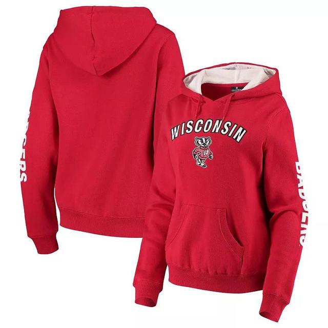 Womens Colosseum Wisconsin Badgers Loud and Proud Pullover Hoodie Product Image