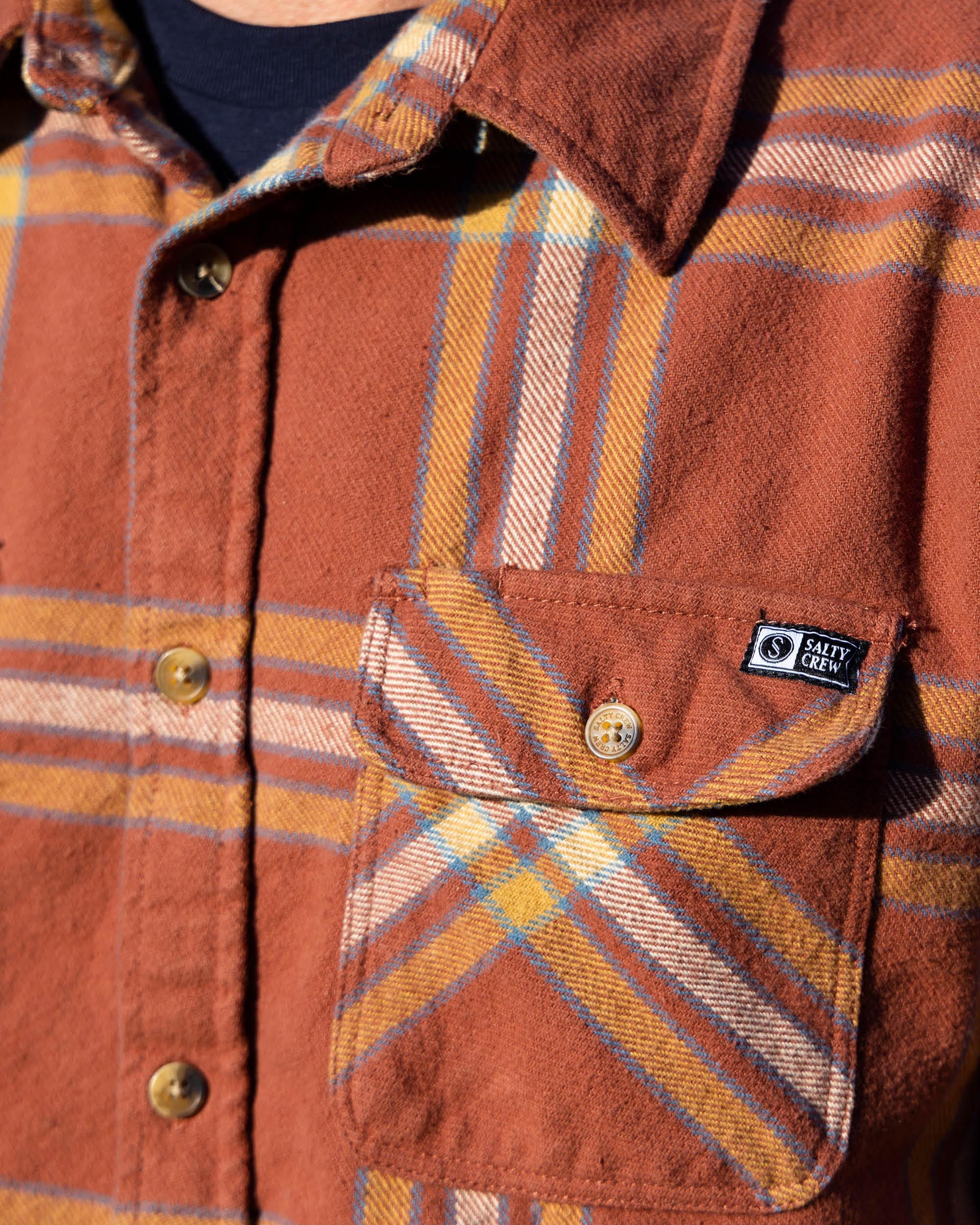 Landfall Flannel - Brick Red Male Product Image