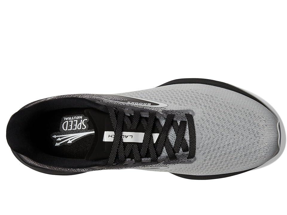 Brooks Launch 10 Blackened Pearl/White) Men's Shoes Product Image