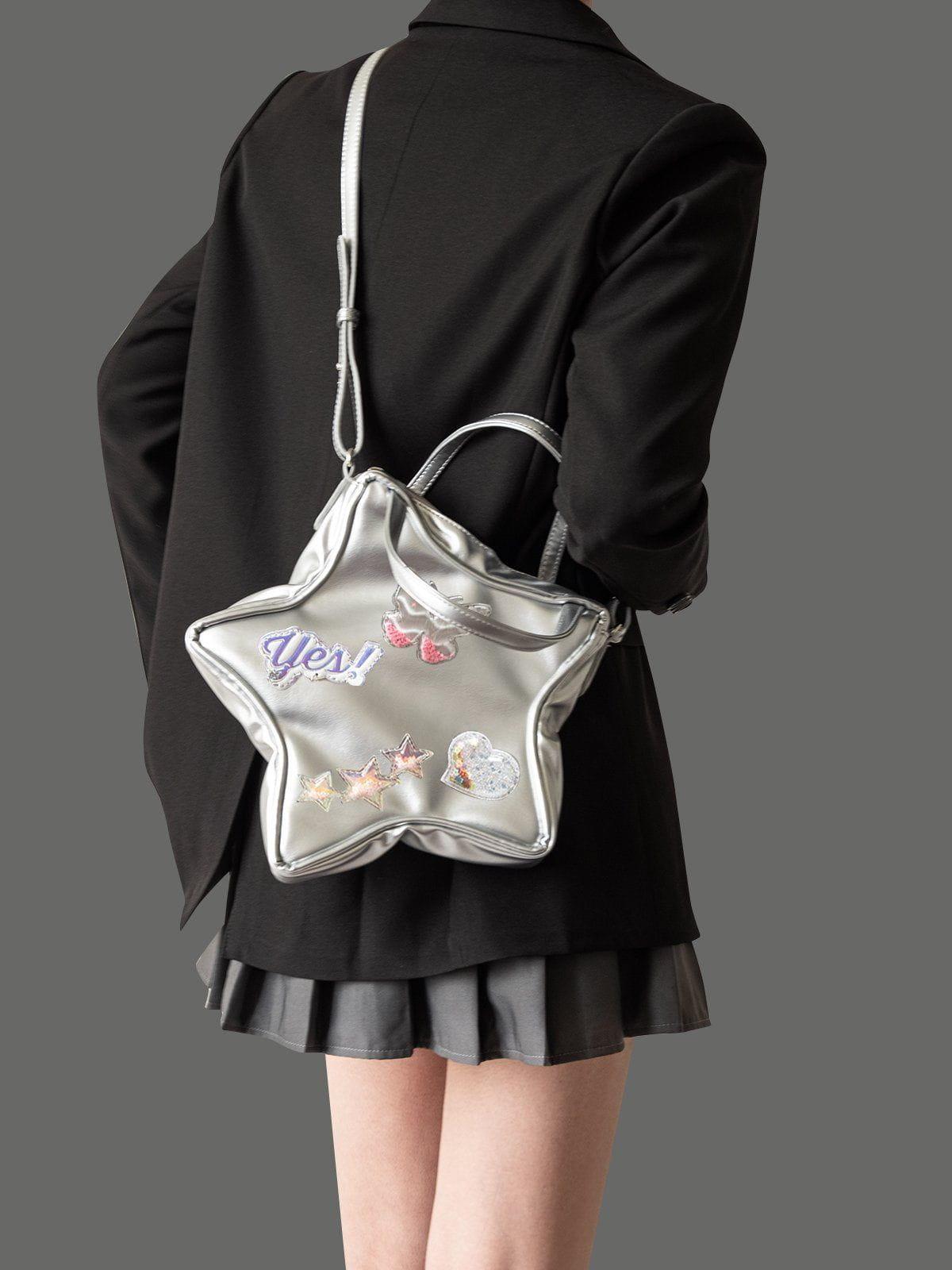 Star Holographic Letter Bag Female Product Image