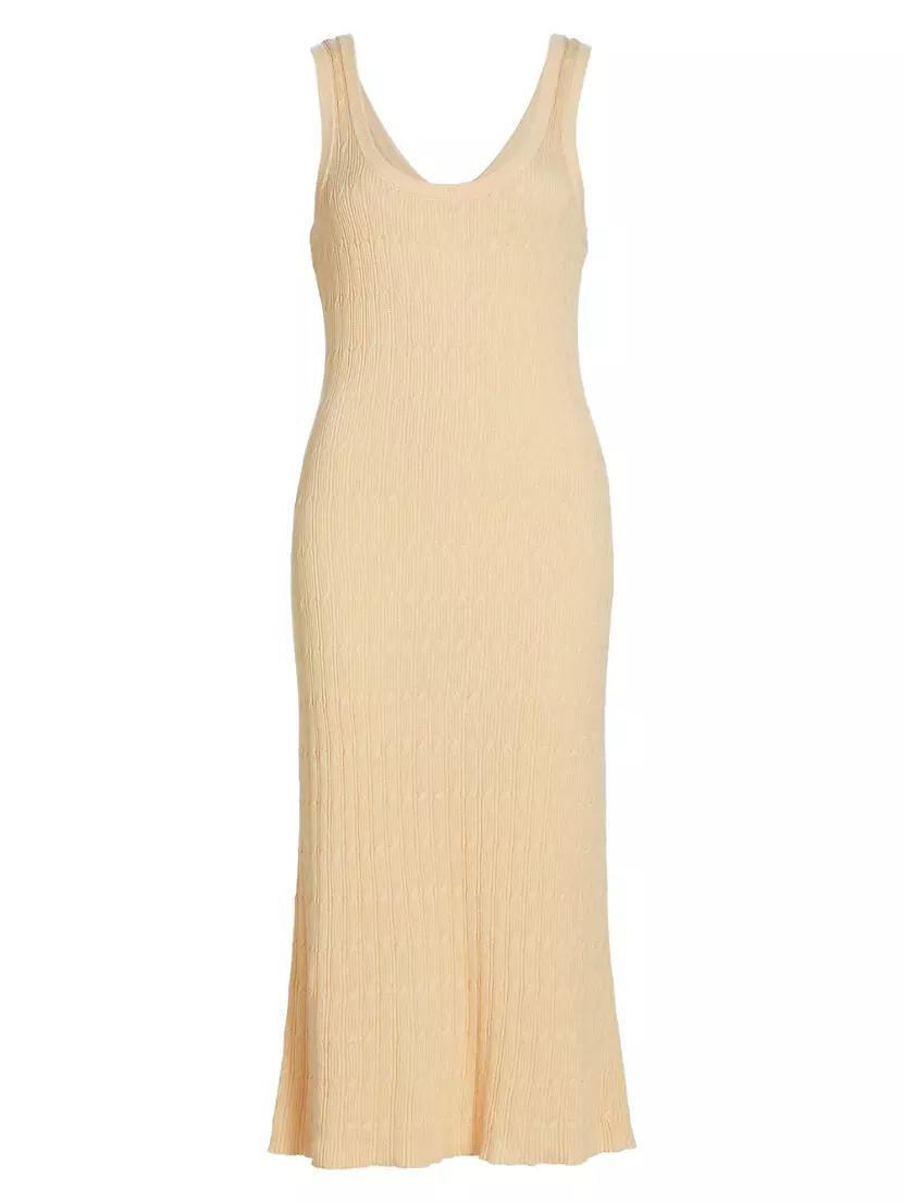 Cotton & Hemp Knit Midi-Dress product image