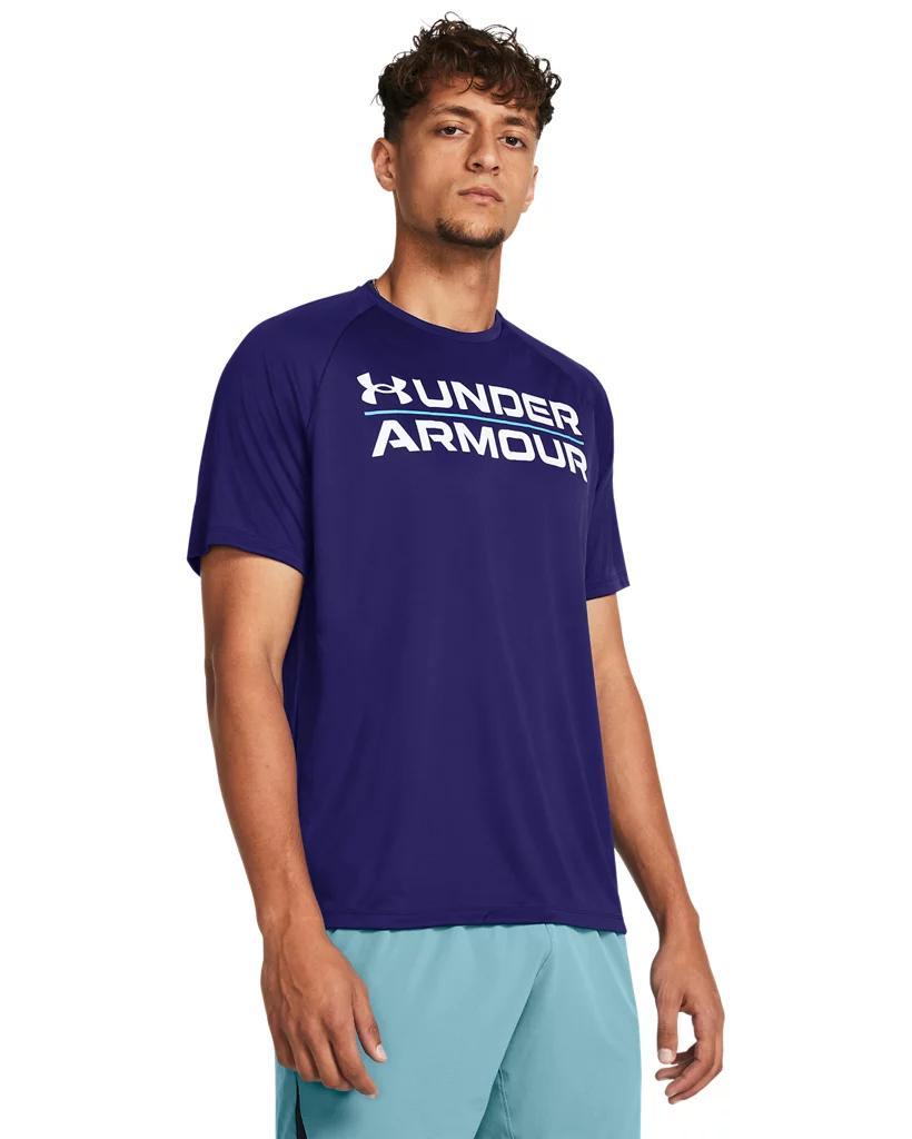 Men's UA Velocity Graphic Short Sleeve Crew Product Image