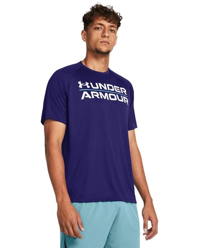 Men's UA Velocity Graphic Short Sleeve Crew Product Image