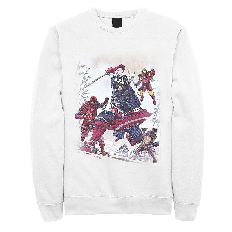 Mens Marvel Avengers Assemble Samurai Warriors Sweatshirt Product Image