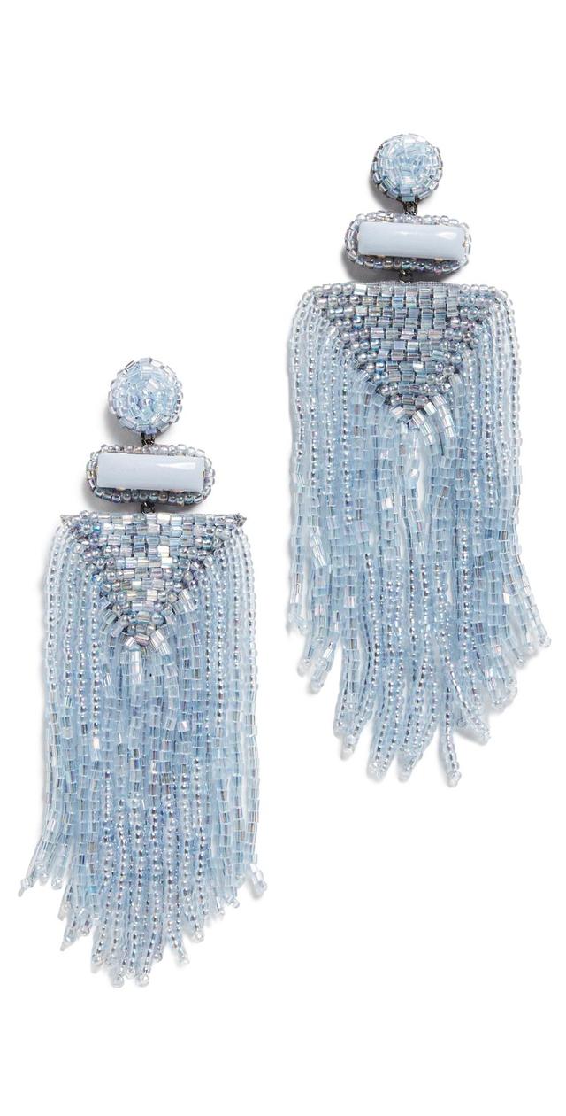 Deepa Gurnani Jody Beaded Tassel Earrings Product Image